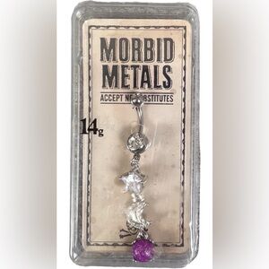 Morbid Metals Silver Dangle Earrings